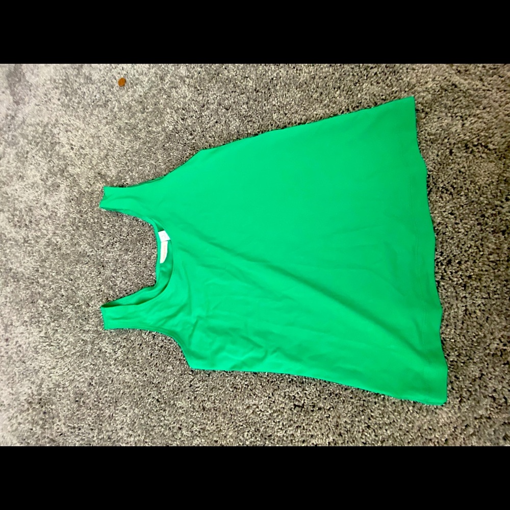 Chico’s green tank top size one